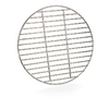 Grille de barbecue métallique ronde avec fils parallèles