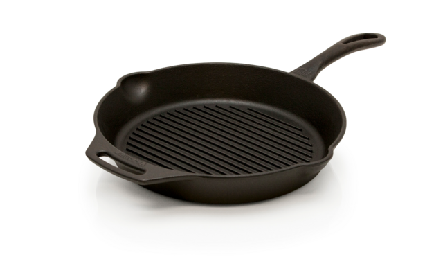Petromax GP30 Gusseisen Grill-Feuerpfanne mit Stiel 30 cm