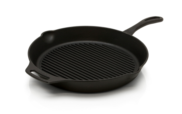 Petromax GP35 Gusseisen Grill-Feuerpfanne mit Stiel 35 cm