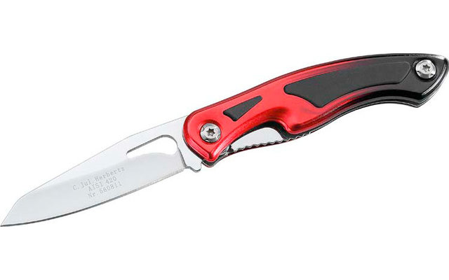 Herbertz red and black pocket knife