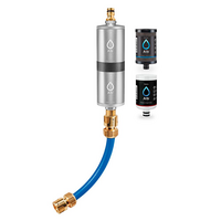 Alb Filter Mobil Fusion Active und Nano Trinkwasserfilter Camping-Set mit Koffer Silber