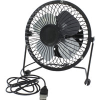 SHI mini Ventilator mit USB Anschluss schwarz