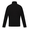 Schwarze Jacke von hinten mit langem Arm und Stehkragen