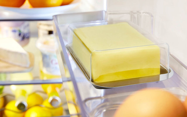 Refrigerator butter dish