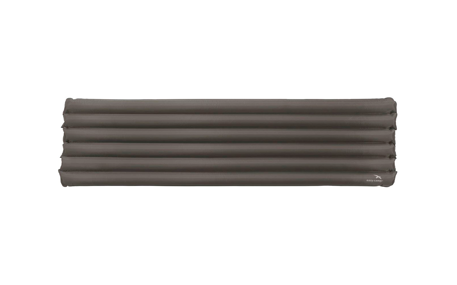 Colchoneta inflable gris oscuro con cámaras horizontales