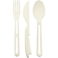 Koziol Klikk Besteck-Set 3-tlg. white