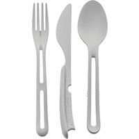 Koziol Klikk Besteck-Set 3-tlg. softgrey
