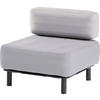 One Bar Element 2 aufblasbarer Lehnen-Sessel / Sitzelement Light Grey