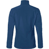 Pull bleu avec col montant vu de dos