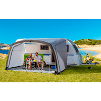 Berger Sombra Air 4M Aufblasbares Sonnenvordach f&uuml;r Wohnwagen, Anbauh&ouml;he 235 - 255 cm