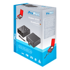 Package of a Pro Converter power adapter with two outputs