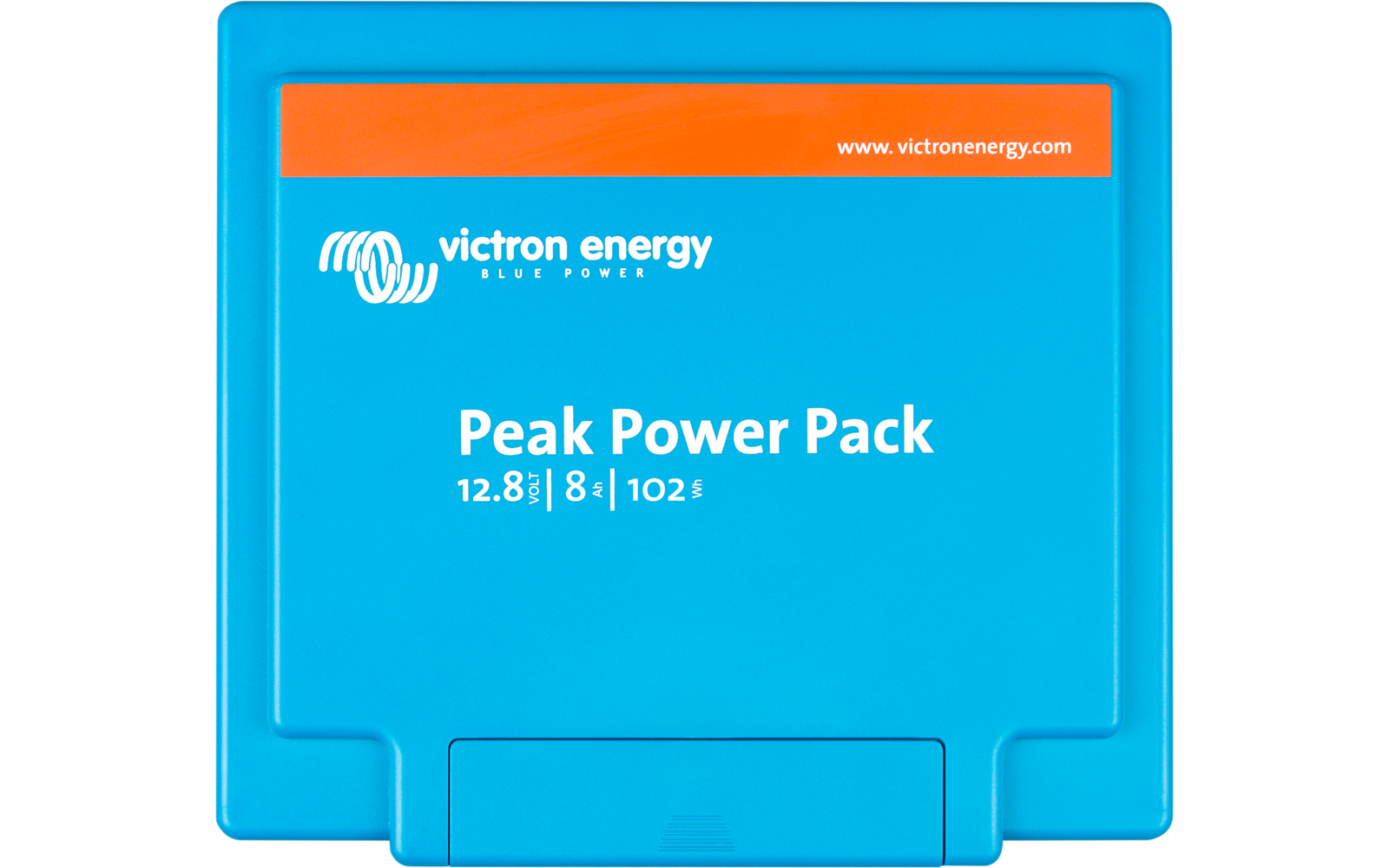 Blue Victron Energy Peak Power Pack with white lettering