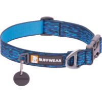 Ruffwear Flat Out Collar para perros 35 - 51 cm distorsi&oacute;n oce&aacute;nica