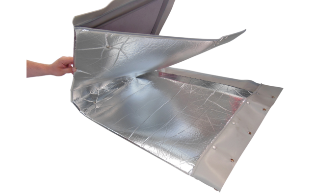 An open CD case with a silver CD inside