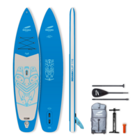 Indiana 11'6 Family Pack Stand Up Paddling-Board inkl. Paddel und Luftpumpe Blau