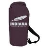 Dunkelvioletter Packsack mit einem weißen Feder-Logo und dem Schriftzug 'INDIANA PADDLE & SUP CO.'