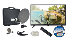 655730 - Travel TV Camping Set EasyFind Sat-Antenne mit 24" Fernseher