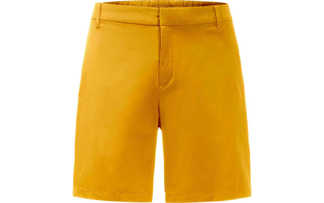 Gelbe kurze Hose ohne Muster