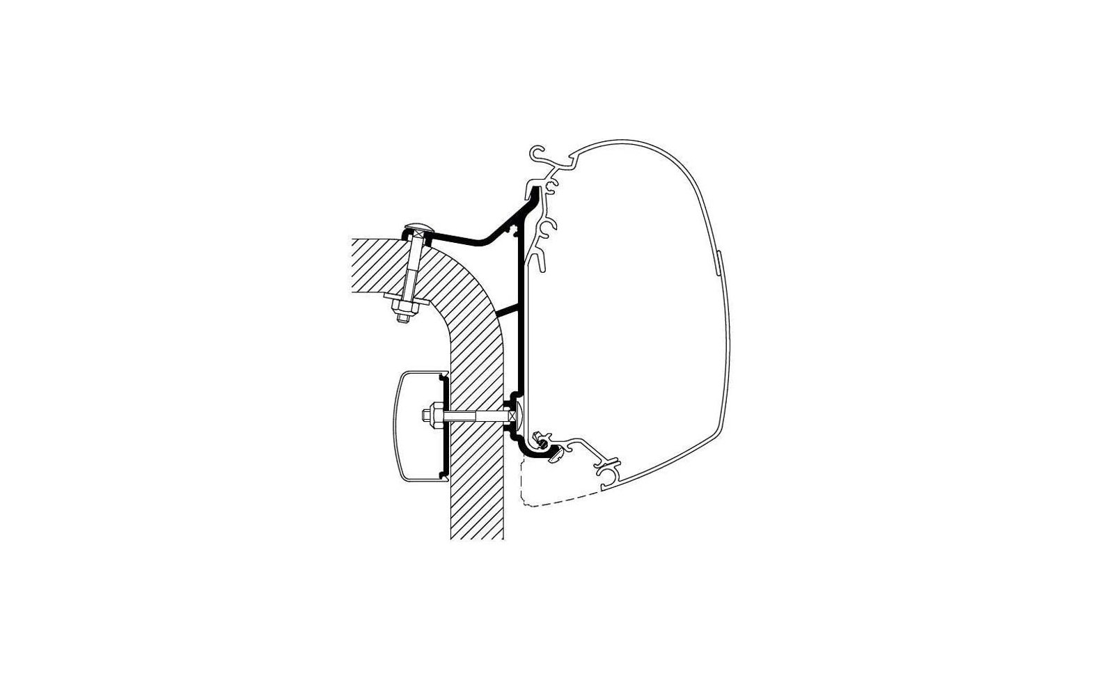 Dessin technique d'un système de tuyauterie avec différentes connexions et raccords