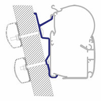 Adaptateur d&rsquo;auvent PW 1100 Hymer Camp 4 pcs. Dometic