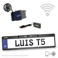 Luis T5 Wifi Rückfahrsystem für iPhone und Android mit Halterung Luis T5 Wifi Rückfahrsystem für iPhone und Android mit Halterung