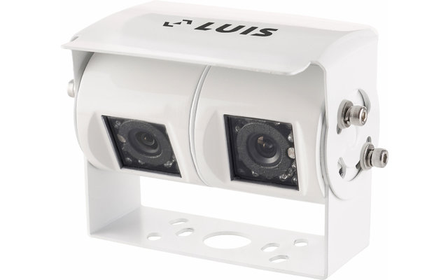 Luis Twin Professional sistema di retromarcia incl. monitor 7" 9 - 32 V bianco