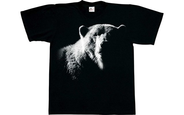 Maglietta con l'ombra dell'orso arlecchino