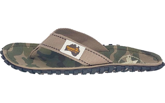 Gumbies Camouflage Thong Sandal