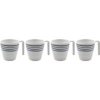 Flamefield Azure Melamin Tassen 300 ml 4-tlg.