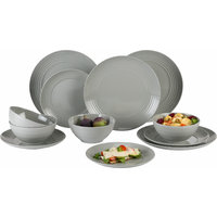 Flamefield melamineset non-slip grijs - 12-delige set