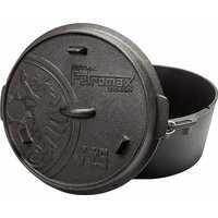 Petromax Dutch Oven Fire Pot 7.5 litres with lid and flat bottom