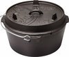 Petromax Dutch Oven Feuertopf 7,5 Liter mit Deckel und planer Boden