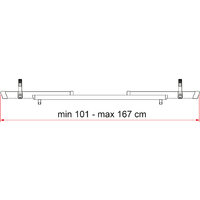 Fiamma Bike Carrier Additional Rail Kit Rail Premium 48