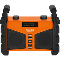 TechniSat DAB+ Digitradio 230 OD Mobiles Baustellenradio mit Akku und Bluetooth-Audiostreaming