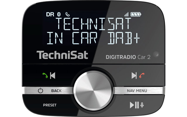 TechniSat DAB+ Digitradio Car 2 radio de coche con Bluetooth y función de manos libres