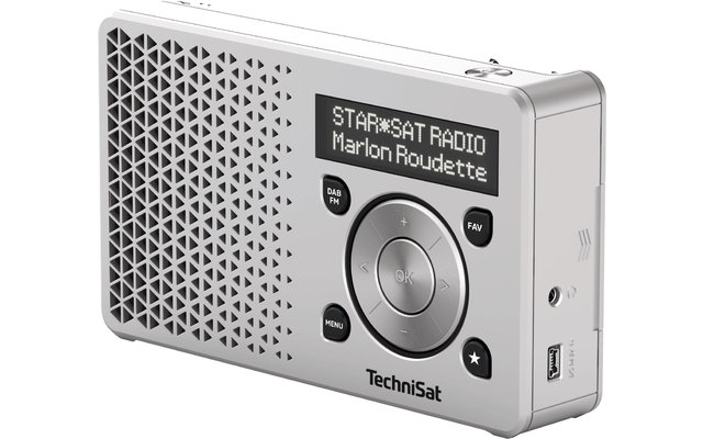 TechniSat DAB+ Digitradio 1 Draagbare digitale radio met geïntegreerde oplaadbare batterij