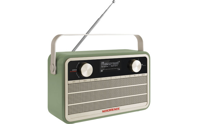 TechniSat DAB+ Transita 120 IR digital radio in retro look with 24-hour rechargeable battery