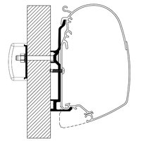 Thule awning adapter B&uuml;rstner 2017 wall mounting