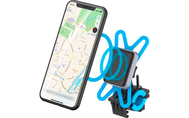 Smartphone mit Gehstuhl auf Bildschirm