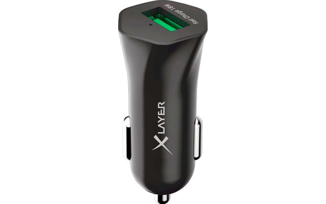 XLayer Magfix Cargador de coche para Smartphone Carga inalámbrica certificada Qi