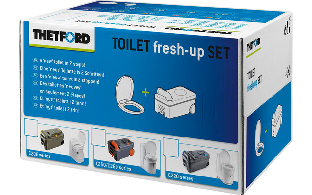 Thetford Fresh-Up Set C200 Series Kit renovador WC Casette