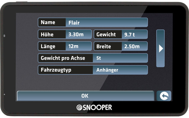 Snooper Ventura Pro S6900 Camper Navigation System