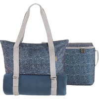 Meori Multiset 3in1 Tas, Picknickkleed & Koeltas blauw