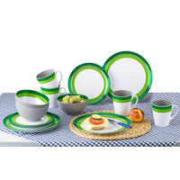 Berger Greenline Melamin Geschirr-Set 16-tlg.