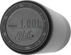 Esbit Majoris Edelstahl Isolierflasche schwarz 1 Liter