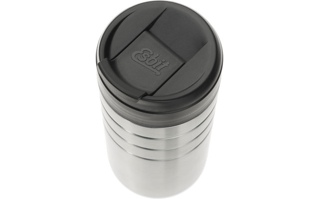 Esbit MAJORIS thermo mug with click closure 450 ml silver