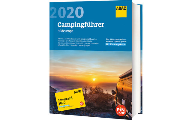 ADAC Camping Guide Europa del Sur 2020 incl. Campcard