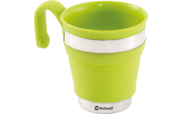 Tazza pieghevole Outwell verde lime