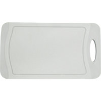Steuber cutting board with juice groove 25x14 cm soft grey