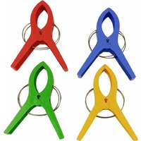Towel Rack Set of 4 colourful